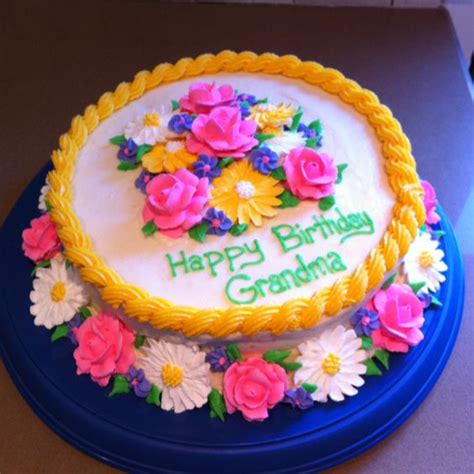 Wishes of a shining birthday for a precious granny! Great cake design for Grandma's 92nd birthday!! | Cakes ...