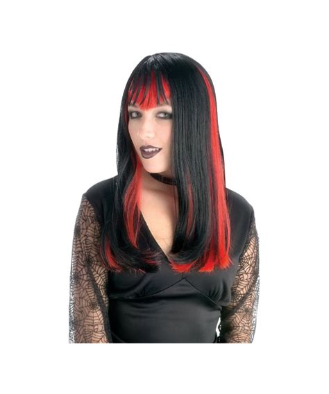 Widow Black Wig Halloween Costume Wig