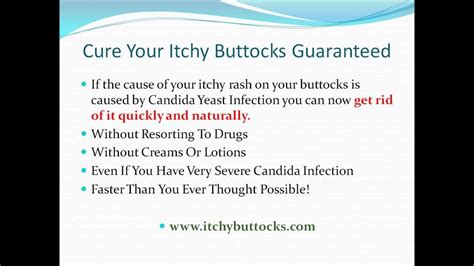It is now day 7. Itchy Buttocks - No More - YouTube