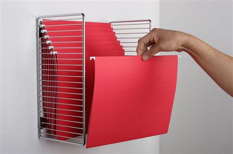 Open shelves are a good place to start. Rackitfile.com - Home | Wall file, Diy office organization ...