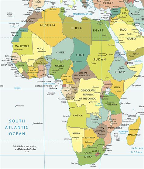 Bodies Of Water In Africa Map United States Map