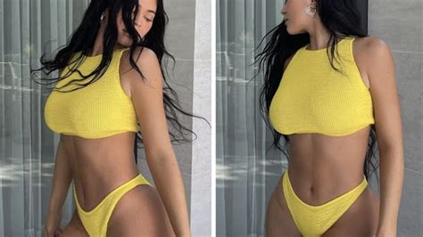 Kylie Jenner Photoshop Fail Influencer Accused Of Editing Bikini Photo
