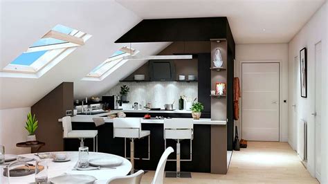 Une cuisine atypique n'est malheureusement pas toujours très fonctionnelle. Comment créer une cuisine fonctionnelle dans un local sous pente ? Une cuisine atypique sous les ...