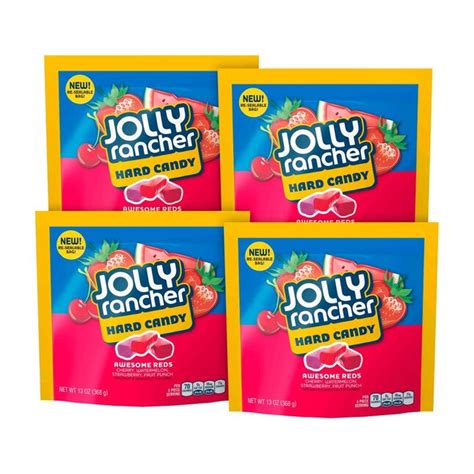 Jolly Rancher Awesome Reds Hard Candy Assortment 13 Oz 4 Count In The