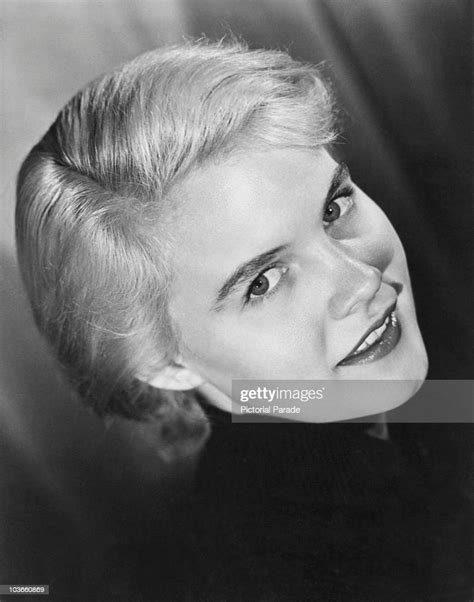 Headshot Of Actress Carroll Baker Pictured Smiling In A Publicity