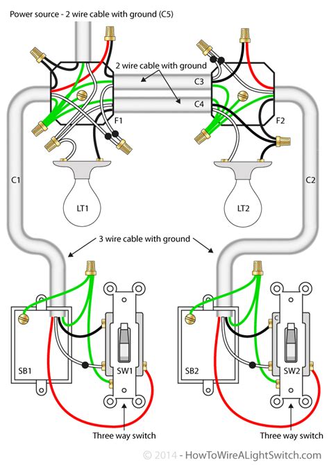 2 Switch One Light Wiring Diagrams Hafsa Wiring