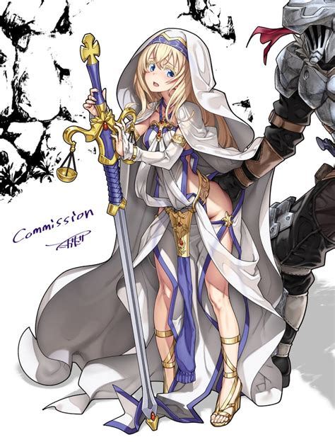 Priestess Sword Maiden And Goblin Slayer Goblin Slayer Drawn By