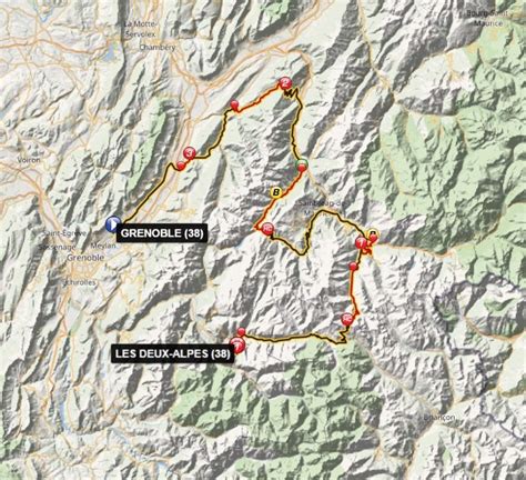 Le tour de france 2021 se déroule du samedi 26 juin au dimanche 18 juillet. Tour de France 2021 - étape 19 parcours.jpg - Casimages.com