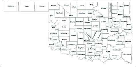 Oklahoma County Map Download Scientific Diagram