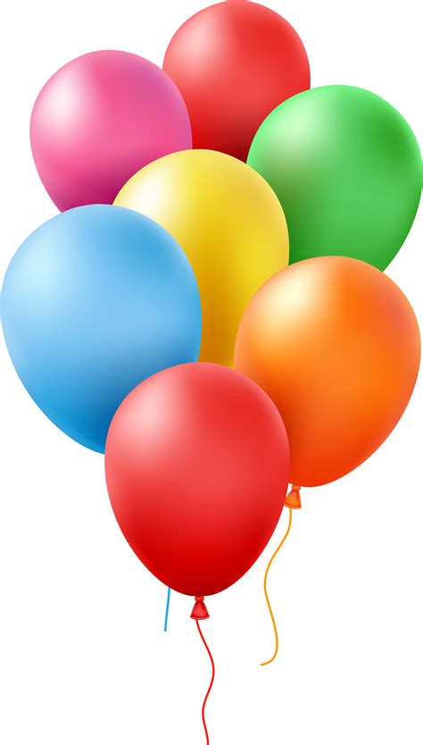 Transparent Balloons Clipart Full Size Clipart 982362 Pinclipart