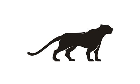 Jaguar Puma Lion Panther Silhouette Logo Graphic By Enola99d · Creative