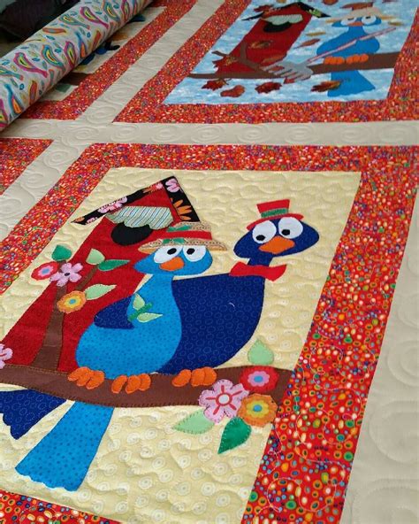 A Cute Applique Bird Quilt By Jenny A Quilting Designs Quilting