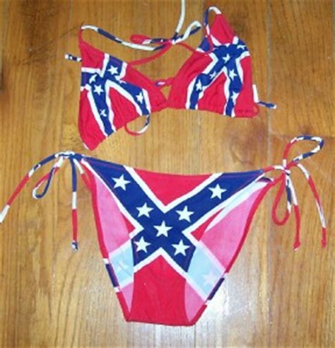 Rebel Flag String Bikini Confederate Swimsuit Ebay