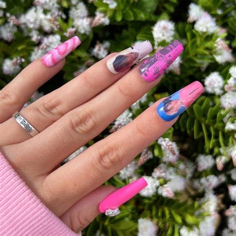 Lil Peep Press On Nails Lil Peep Gothboiclique Crybaby Etsy
