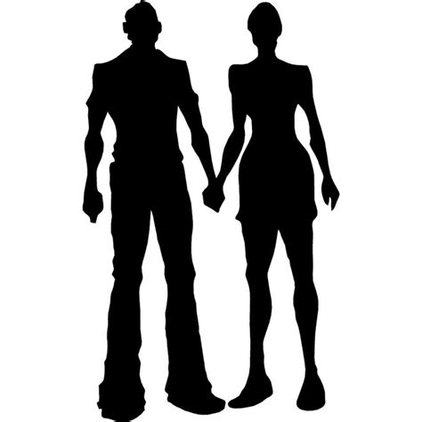 Boy And Girl Silhouette Free Vector Free Vectors Ui Download