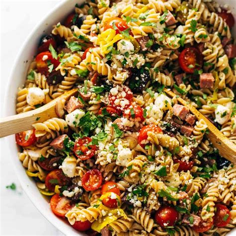 Drain and rinse well under cold water. Recipe: Appetizing Cold pasta salad - Easy Food Recipes Ideas