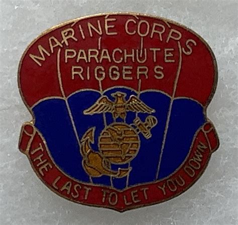 Us Marine Parachute Rigger Badge Usmc Paratrooper For Sale