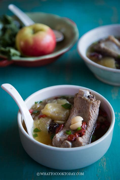 The low temperature between 165 f to 200 f avoids dehydration. Chinese Apple Pork Ribs Soup (Instant Pot, Slow Cooker ...