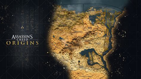 Revelado El Mapa Completo De Assassins Creed Origins RegionPlayStation