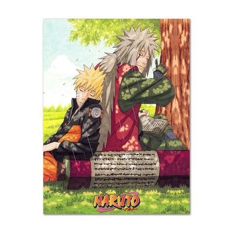 Naruto Poster Under The Apple Tree Jiraiya Art High Quality Prints