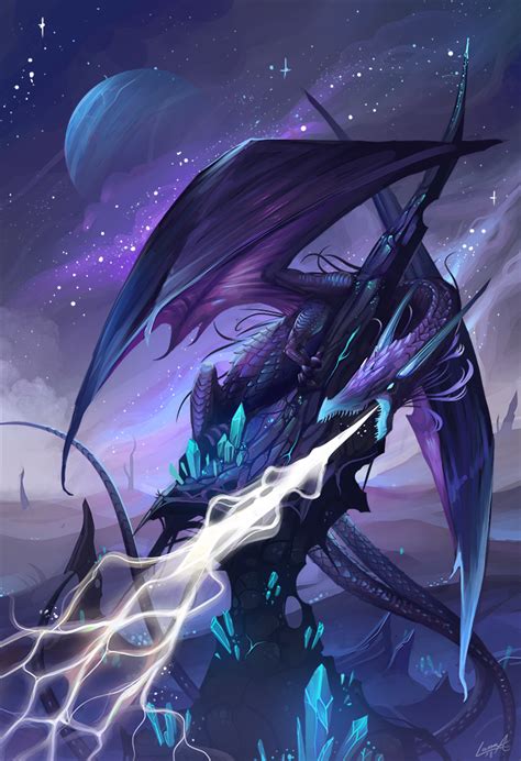 Purple Dragon By Lanasy On Deviantart