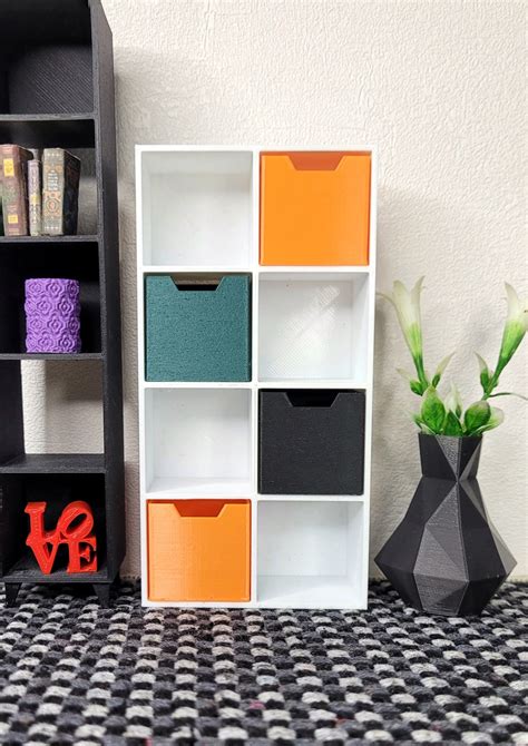 8 Cube Shelving Unit Miniatures Shelving Unit Storage - Etsy