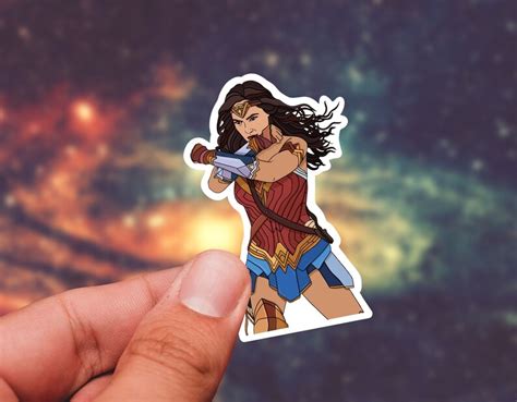 Wonder Woman Sticker Etsy