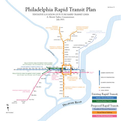 Philadelphia Had A Plan To Vastly Expand Its Subway System In 1913 And