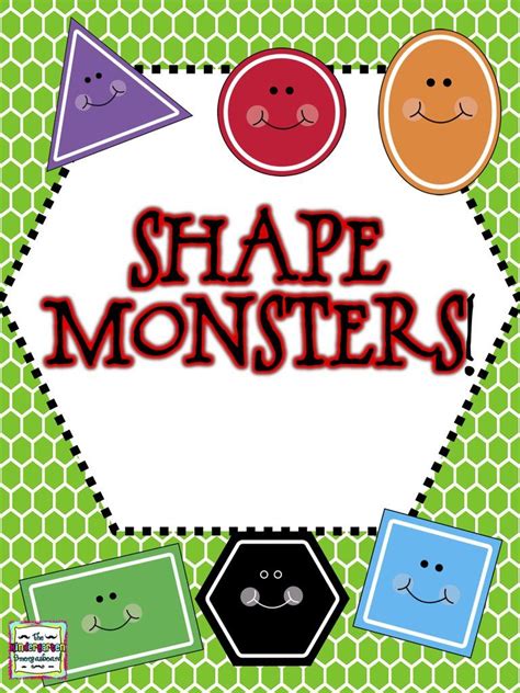 Shape Monster Freebie Kindergarten Smorgasboard Shapes Shapes