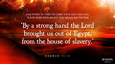 Random Access Exodus 1314 By A Strong Hand The Lord Brought Us Out