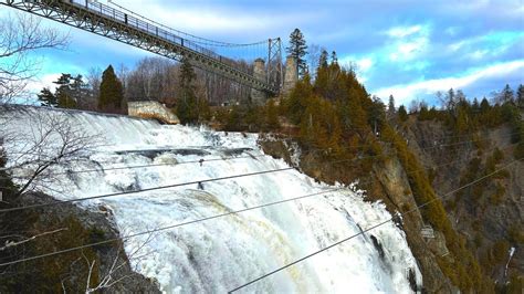 Montmorency Falls Quebec Canada Winter Walk The Most Incredible