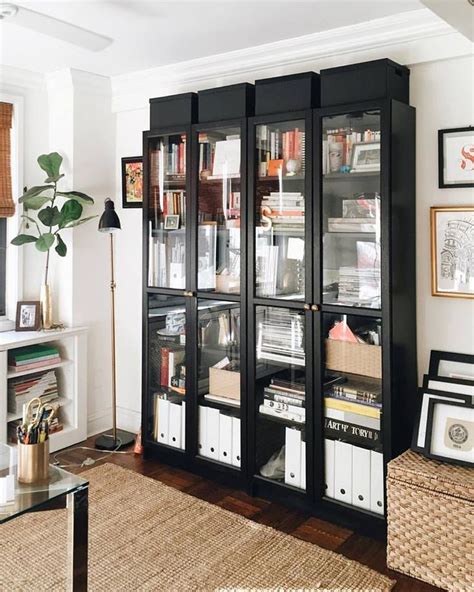 Ikea Billy Bookcase With Glass Doors Bookcase With Glass Doors