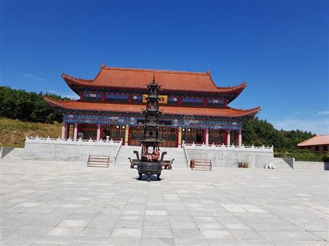 Traditional Buddhist Temple In China Stock Photo Image Of Travel