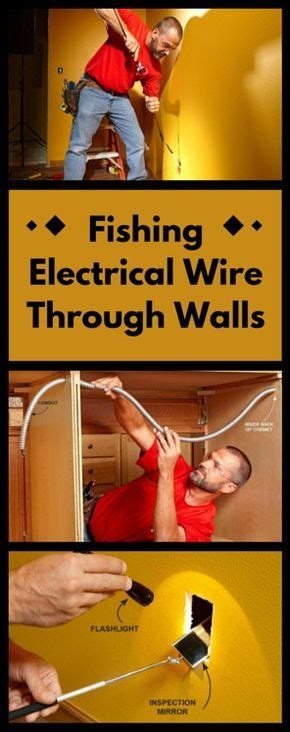 Fishing Electrical Wire Through Walls Electrical Wiring Home