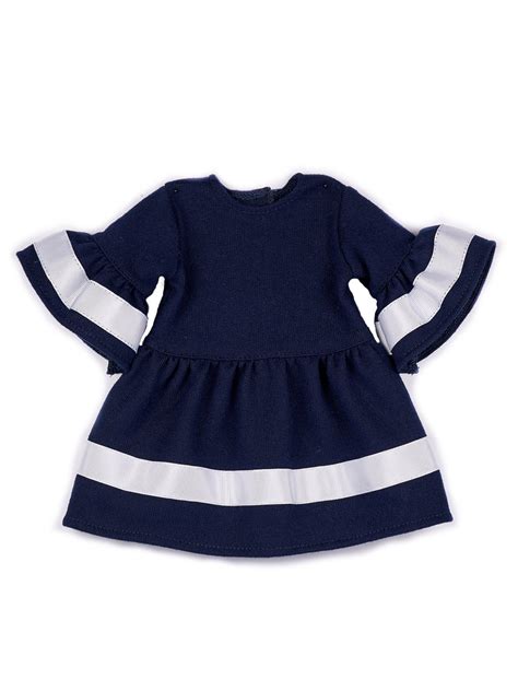 navy blue doll dress for 18 inch american girl doll dreamworld collections