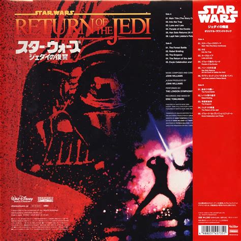 John Williams Ost Star Wars Return Of The Jedi Original Soundtrack