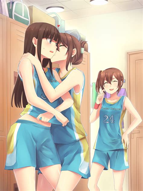 Anime Girls In Locker Room