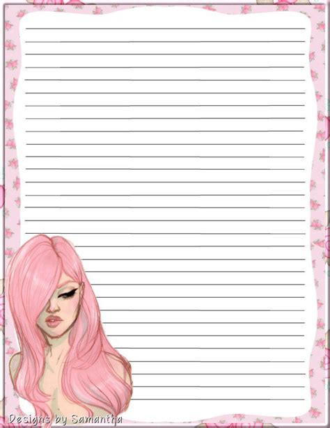 Pin By Aimee Brown On Printables Free Printable Stationery Lined