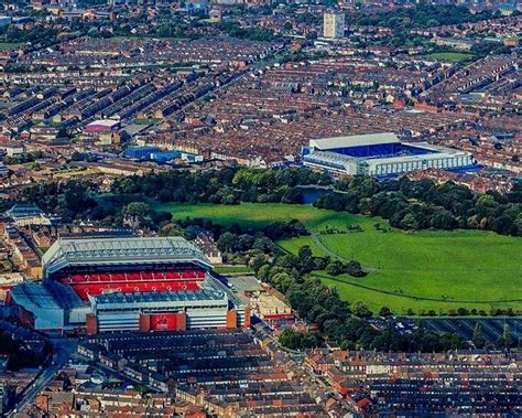 Anfield And Goodison Park La Distance Entre Eux Est De 970 Mètres