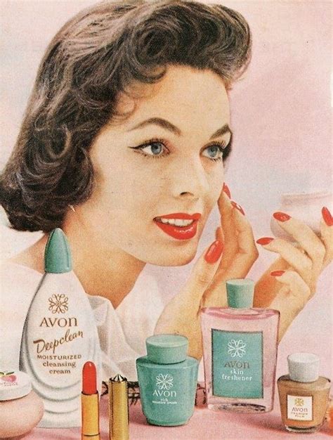 1950s Makeup Ad Very Real Representation Of How Makeup Was Done Back