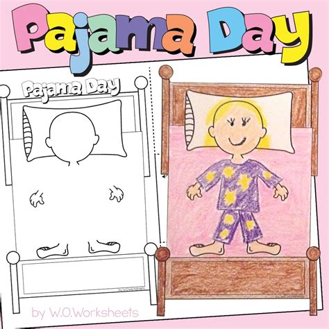 These modern and colorful flyers are specially designed to promote your daycare, junior school, play group, kindergarten, nursery, preschool etc. Pajama Day | Pajama day, Pajama day at school, Pajamas