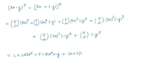 ⏩solveduse The Binomial Theorem To Expand Each Binomial And Express