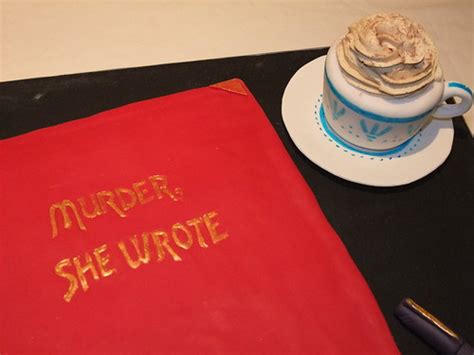Murder She Wrote Cake All Cakes Created By The Cake Lady Flickr