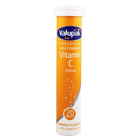 100 day supply immune system support, advanced complex. Buy Valupak High Strength Vitamin C Effervescent Tablets ...