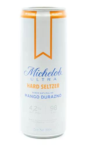 Michelob Bebida Ultra Hard Seltzer Sabor A Mango Durazno Meses Sin
