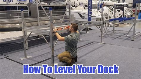 Wobbly Dock How To Level Your Dock Shoremaster Dock Youtube
