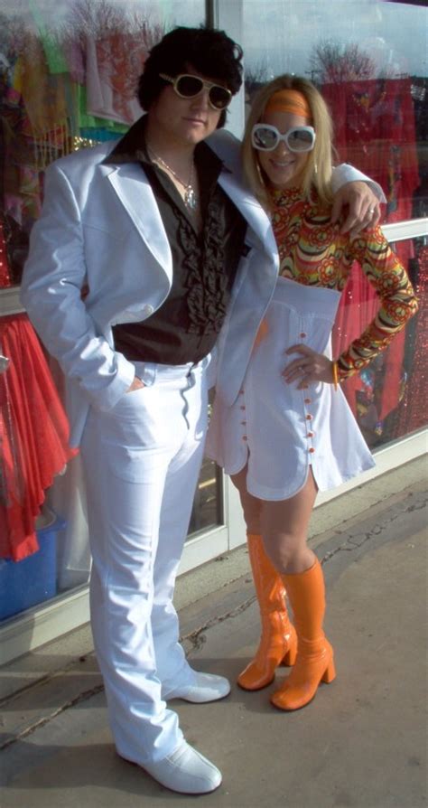 1970’s Disco Couple Costumes Go Go Girls Costume Disco Dude Costume 70s Couple Costumes 70s