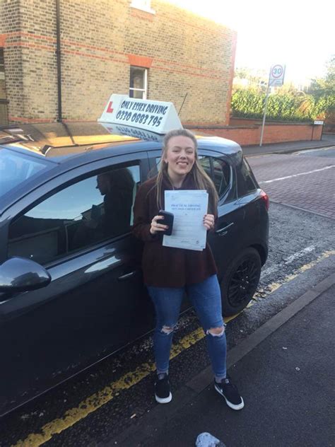 Anya Passes Driving Test First Time At Brentwood Test Centre Only