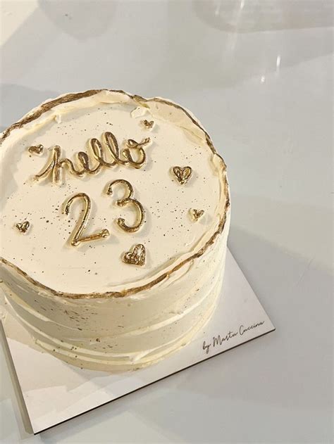 Cake Happy Bday Cake 24th Birthday Cake White Birthday Cakes