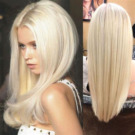 A wig is a head covering made from human hair or synthetic fiber. #60 Platinum Blonde Human Hair Wigs 130% Density Full Lace ...